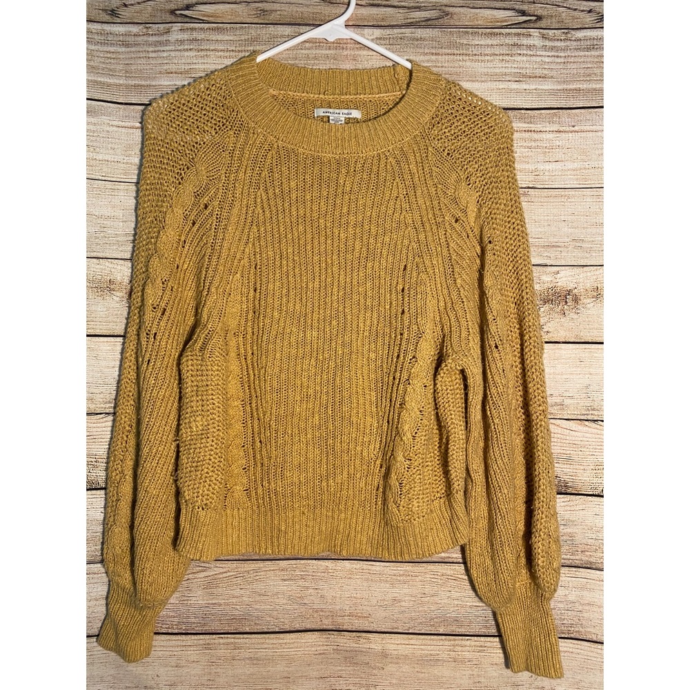 Sweater with Puffy Sleeves